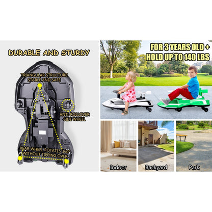 🎉Last Day 80% OFF⏰️ 12V Electric Wiggle Car Ride On Toy —🚚Make Playtime Safer & More Fun