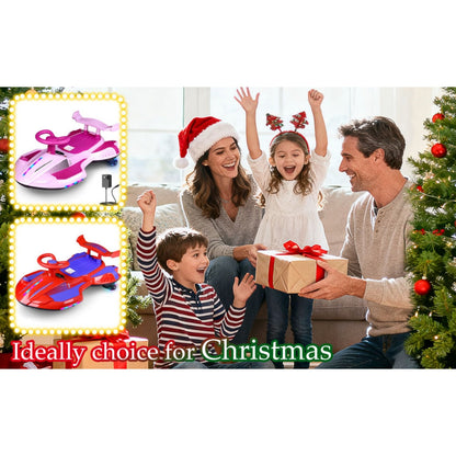 🎉Last Day 80% OFF⏰️ 12V Electric Wiggle Car Ride On Toy —🚚Make Playtime Safer & More Fun