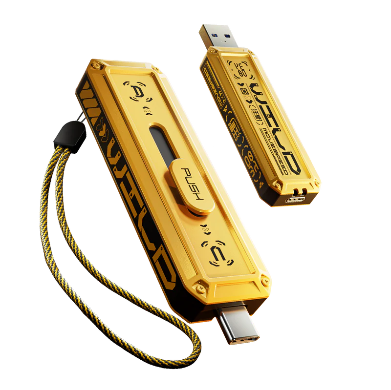 Dual Interface Push-Pull Design Solid State Flash Drive, MOVESPEED WD10 128GB-2TB 1000MB/s, USB 3.2 Gen2+Type C