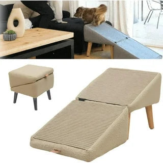 🐶 Dog Ramp + Ottoman 👑