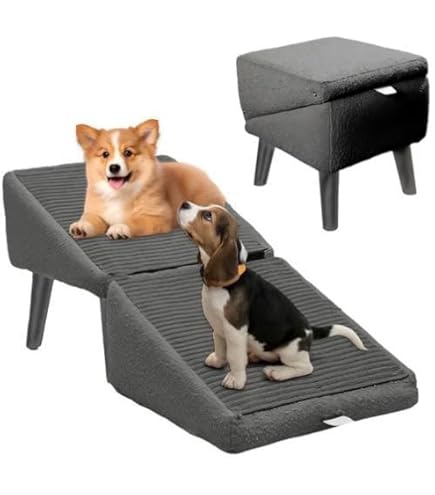 🐶 Dog Ramp + Ottoman 👑