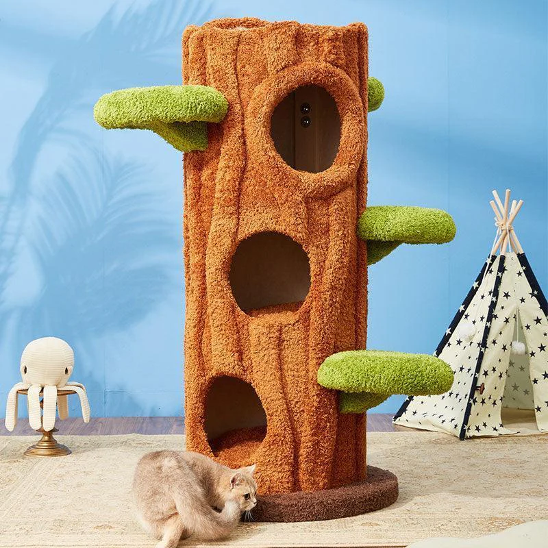 Luxury Cat Tree Looks Like Tree Tall Climbing Frame