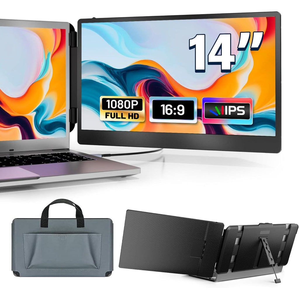 120Hz 14" Portable Monitor – USB-C/HDMI