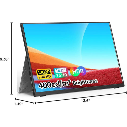 120Hz 14" Portable Monitor – USB-C/HDMI