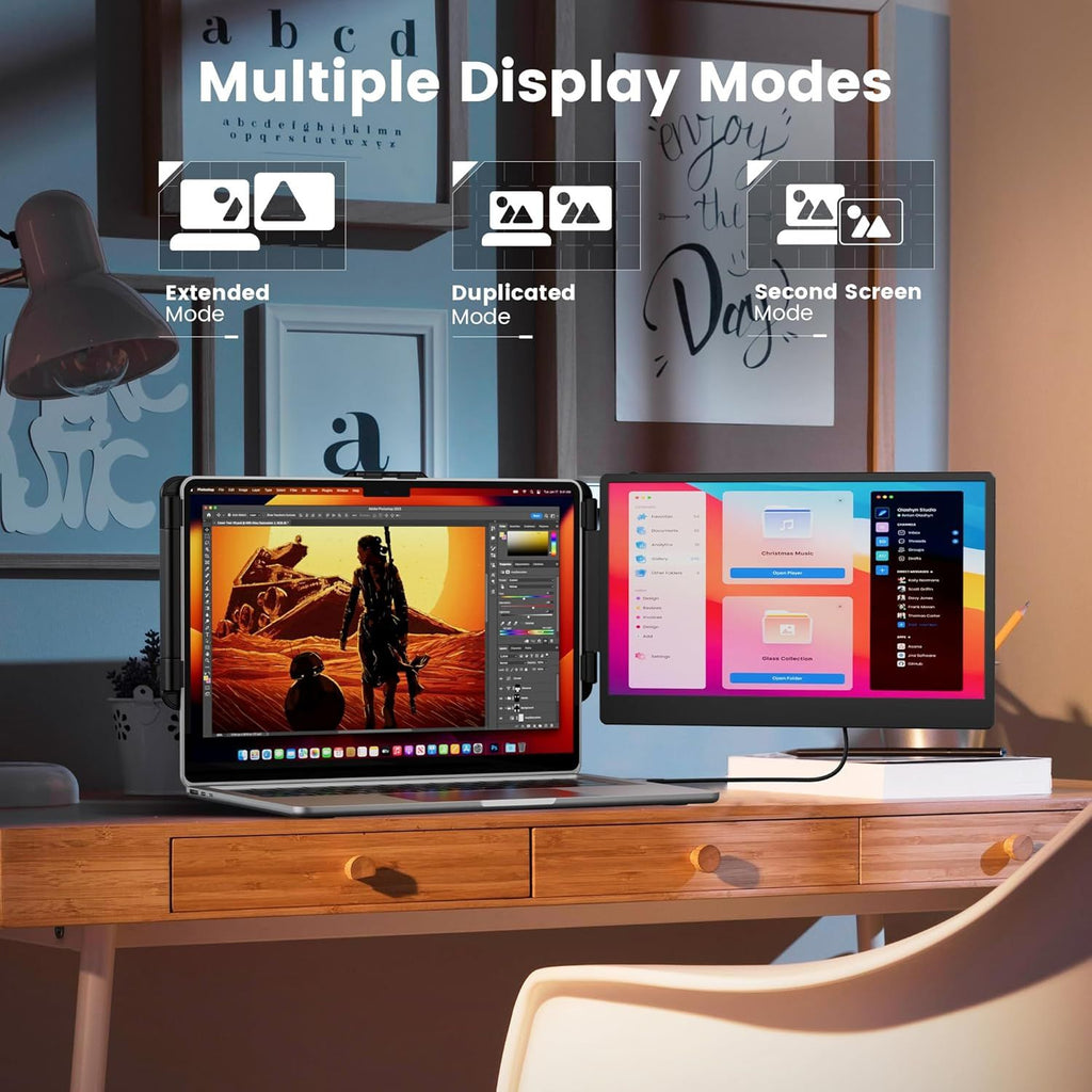 120Hz 14" Portable Monitor – USB-C/HDMI