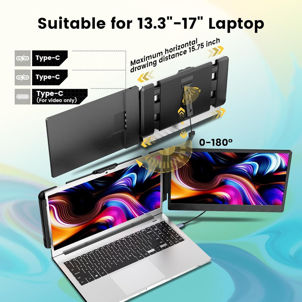 120Hz 14" Portable Monitor – USB-C/HDMI