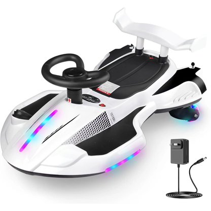 🎉Last Day 80% OFF⏰️ 12V Electric Wiggle Car Ride On Toy —🚚Make Playtime Safer & More Fun