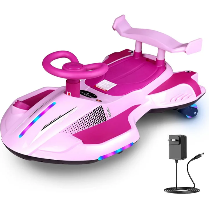 🎉Last Day 80% OFF⏰️ 12V Electric Wiggle Car Ride On Toy —🚚Make Playtime Safer & More Fun